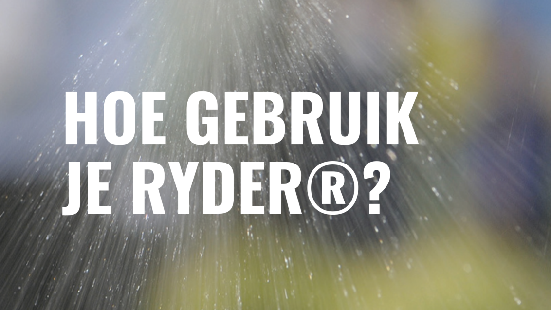 Hoe gebruik je Ryder