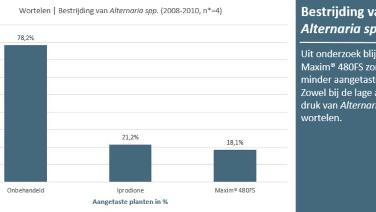 Grafiek wortelen 1.0 – 1.1