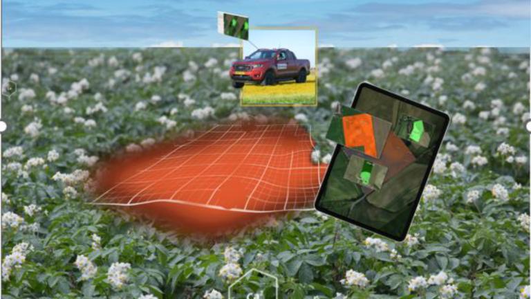 Aardappelveld en Interra Scan