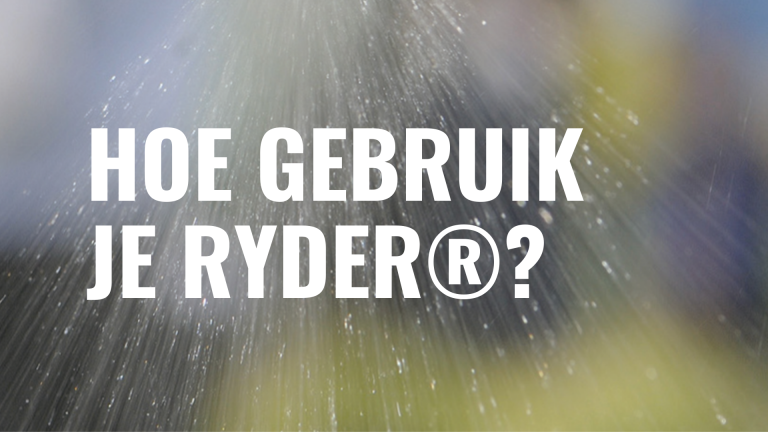 Hoe gebruik je Ryder